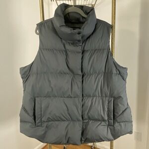 Athleta $159 Green Downtown Down Vest Jacket #599481 Puffer Women's Size 2X